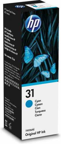 HP 31 BOTELLA DE TINTA CIAN HP31 (1VU26AE)