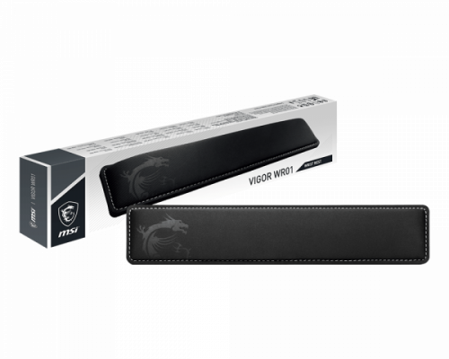 MSI Vigor-WR01 descansa muñecas Espuma de memoria, Caucho Negro - imagen 1