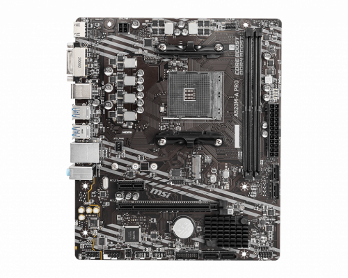 MSI A520M-A PRO placa base AMD A520 Zócalo AM4 micro ATX - imagen 1