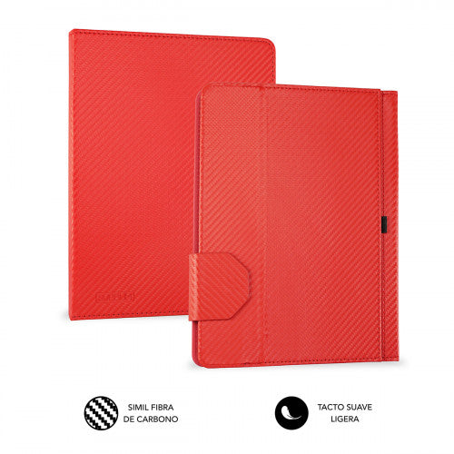 SUBBLIM Funda con Teclado Micro USB - USB C KEYTAB PRO USB 10,1" Red - imagen 3