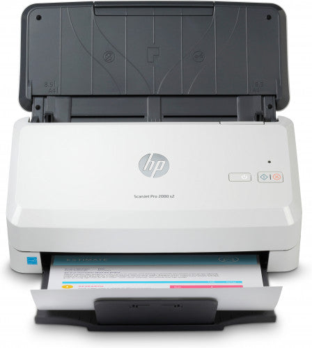 HP Scanjet Pro 2000 s2 Escáner alimentado con hojas 600 x 600 DPI A4 Negro, Blanco - imagen 1