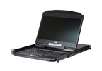 Imagen de Aten CL3108 consola de rack 47 cm (18.5") 1366 x 768 Pixeles Metal, De plástico Negro 1U