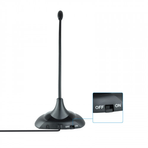 TooQ TQMM-213 micrófono Negro Micrófono para ordenador portátil - imagen 3