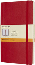 Moleskine LIBRETA CLASICA TAPA BLANDA ROJO ESCARLATA L (13X21CM) RAYADA MOLESKINE QP616F2 - imagen 1