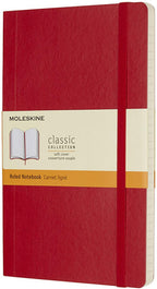 Moleskine LIBRETA CLASICA TAPA BLANDA ROJO ESCARLATA L (13X21CM) RAYADA MOLESKINE QP616F2 - imagen 1