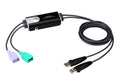 Imagen de Aten CS62KM-AT cable para video, teclado y ratón (kvm) Negro 1,8 m