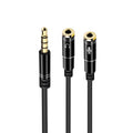 Ewent EC1641 cable de audio 0,3 m 3,5mm 2 x 3.5mm Negro - imagen 1