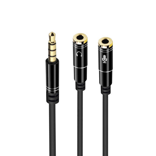 Ewent EC1641 cable de audio 0,3 m 3,5mm 2 x 3.5mm Negro - imagen 1
