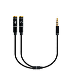 Ewent EC1641 cable de audio 0,3 m 3,5mm 2 x 3.5mm Negro - imagen 2