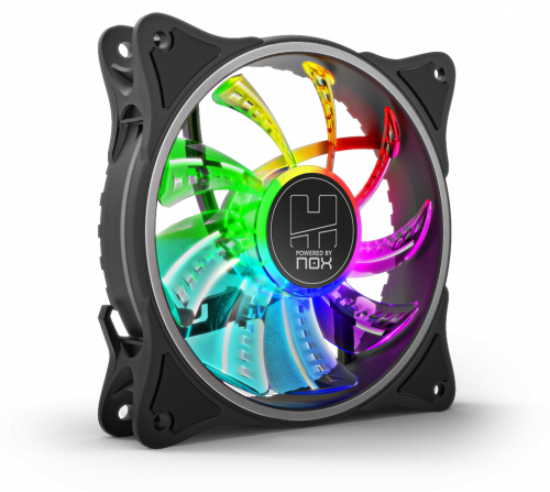 NOX VENTILADOR CAJA HUMMER A-FAN ARGB INNER GLOW FAN. 120mm - imagen 2