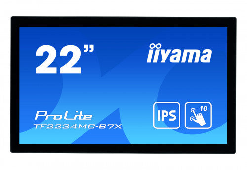 iiyama ProLite TF2234MC-B7X monitor pantalla táctil 54,6 cm (21.5") 1920 x 1080 Pixeles Multi-touch Multi-usuario Negro - imagen 1