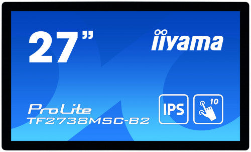 iiyama ProLite TF2738MSC-B2 monitor pantalla táctil 68,6 cm (27") 1920 x 1080 Pixeles Multi-touch Multi-usuario Negro - imagen 1