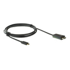 Ewent EW9824 adaptador de cable de vídeo 2 m USB Tipo C HDMI tipo A (Estándar) Negro - imagen 2