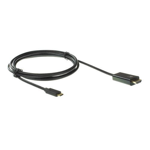 Ewent EW9824 adaptador de cable de vídeo 2 m USB Tipo C HDMI tipo A (Estándar) Negro - imagen 2