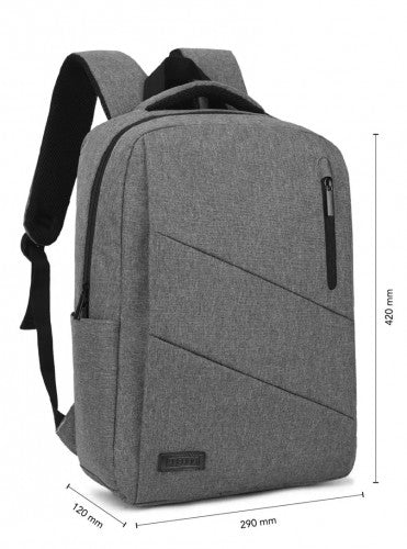 SUBBLIM City Backpack maletines para portátil 39,6 cm (15.6") Mochila Gris - imagen 3