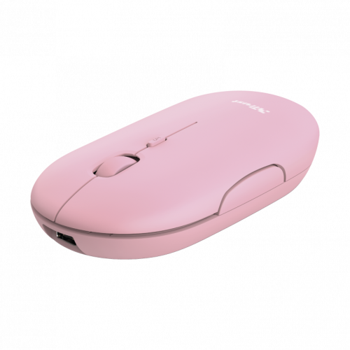 Trust Puck ratón Ambidextro RF inalámbrica + Bluetooth Óptico 1600 DPI - imagen 1