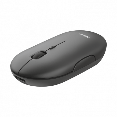 Trust Puck ratón Ambidextro RF inalámbrica + Bluetooth Óptico 1600 DPI - imagen 1