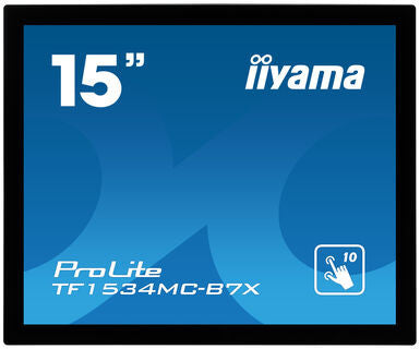 iiyama ProLite TF1534MC-B7X monitor pantalla táctil 38,1 cm (15") 1024 x 768 Pixeles Multi-touch Multi-usuario Negro - imagen 2