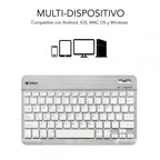 SUBBLIM Teclado Bluetooth Smart BT Keyboard Silver - imagen 2