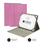 SUBBLIM Funda Tablet Clever Stand Tablet Case 10,1" Pink - imagen 1