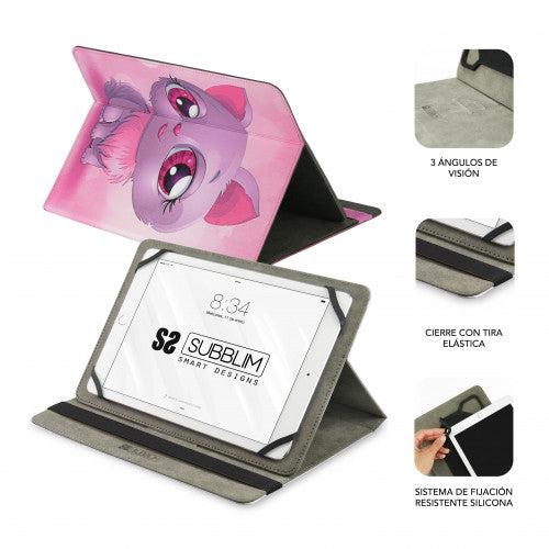 SUBBLIM Funda Tablet Universal TRENDY CASE CAT 10.1" - imagen 2