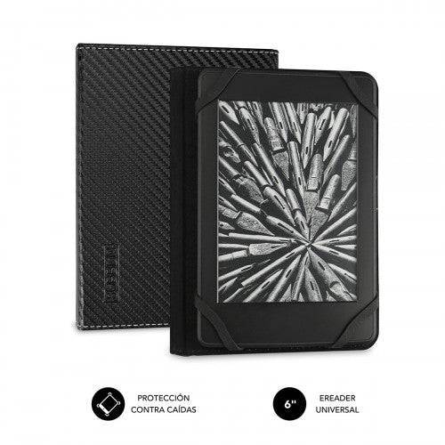 SUBBLIM Funda Libro Electrónico Clever Ebook Case 6" Black - imagen 1