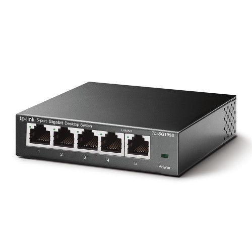 TP-Link Switch Gigabit TL-SG105S 5 Puertos RJ45 Plug and Play Auto MDI/MDIX - imagen 2