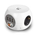Ewent EW3939 base múltiple 1,5 m 3 salidas AC Interior Blanco - imagen 1