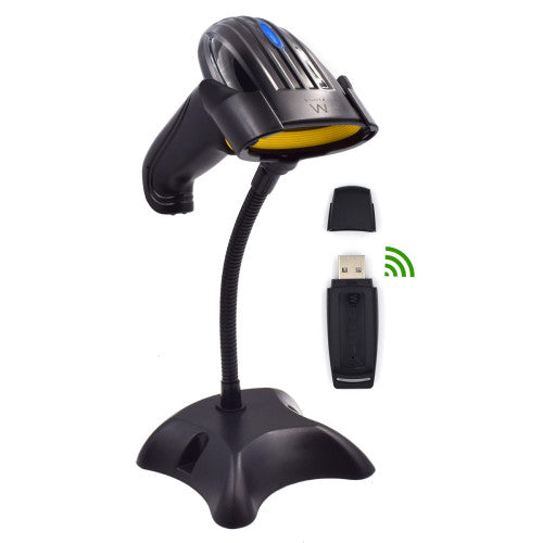 Ewent EW3430 lector de código de barras Lector de códigos de barras portátil 1D LED Negro - imagen 1
