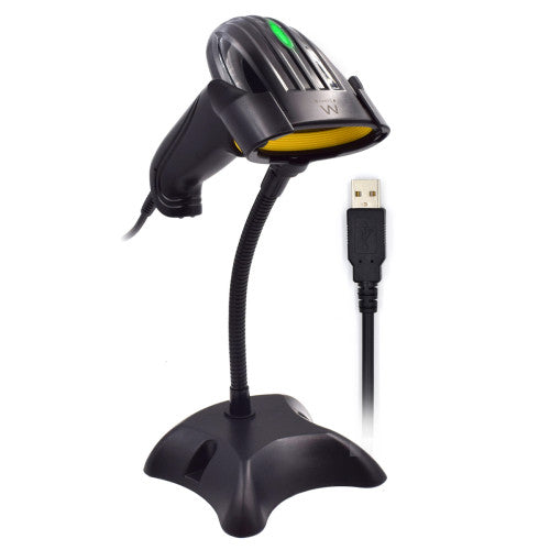 Ewent EW3410 lector de código de barras Lector de códigos de barras portátil 2D LED Negro - imagen 1