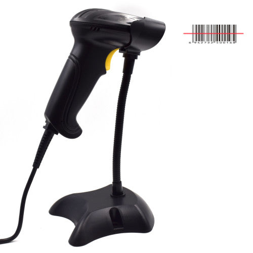 Ewent EW3400 lector de código de barras Lector de códigos de barras portátil 1D Laser Negro - imagen 3