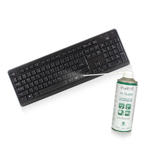 Ewent EW5601 kit de limpieza para computadora Lugares difíciles de alcanzar Limpiador de aire comprimido para limpieza de equipos 400 ml - imagen 2