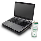 Ewent EW5601 kit de limpieza para computadora Lugares difíciles de alcanzar Limpiador de aire comprimido para limpieza de equipos 400 ml - imagen 3