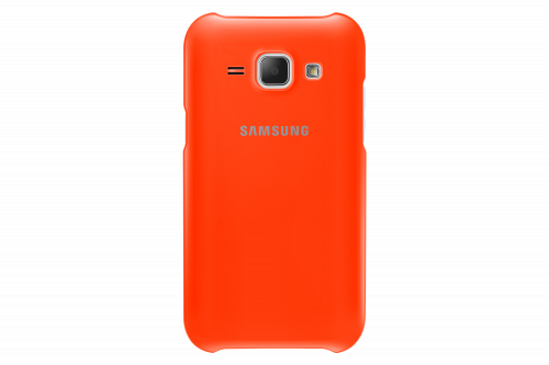 Imagen de Samsung Funda Blanda EF-PJ100B Amarillo Ultra Ligera para Galaxy J1 4.3"