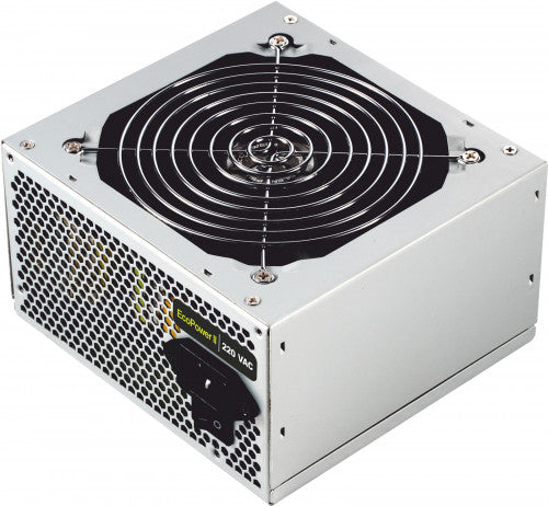 TooQ TQEP-500SSE unidad de fuente de alimentación 500 W 24-pin ATX ATX Plata - imagen 2
