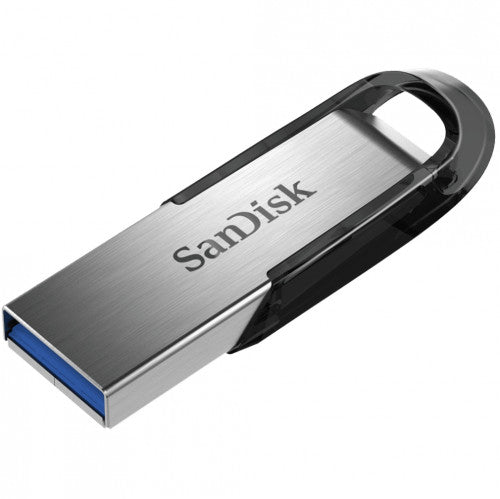 SanDisk Ultra Flair unidad flash USB 32 GB USB tipo A 3.0 Negro, Acero inoxidable - imagen 1