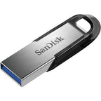SanDisk ULTRA FLAIR unidad flash USB 128 GB USB tipo A 3.2 Gen 1 (3.1 Gen 1) Negro, Plata - imagen 1