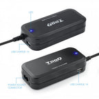 TooQ TQLC-90BS02AT adaptador e inversor de corriente Interior 90 W Negro - imagen 3