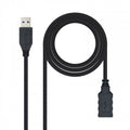 Nanocable CABLE USB 3.0, TIPO A/M-A/H, NEGRO, 2.0 M - imagen 1