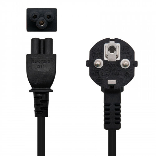Nanocable CABLE ALIM. TREBOL CEE7 ACODADO/M-C5/H 1.5 M - imagen 2