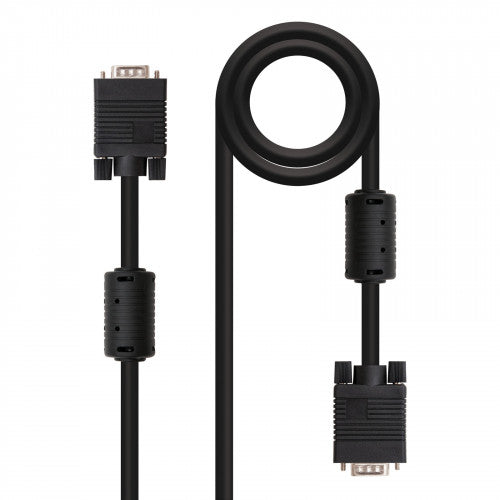 Nanocable CABLE SVGA CON FERRITA HDB15/M-HDB15/M 1.8 M - imagen 1