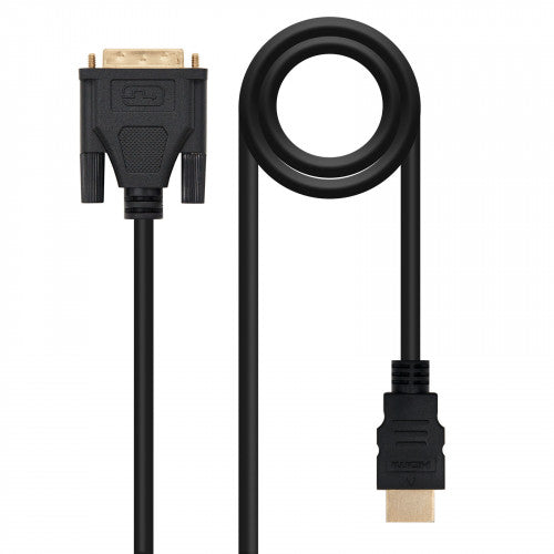 Nanocable CABLE DVI A HDMI DVI18+1/M-HDMI A/M 1.8 M - imagen 1
