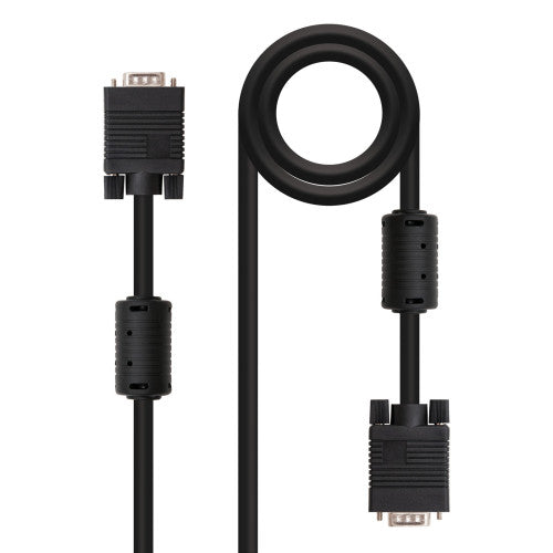 Nanocable CABLE SVGA CON FERRITA HDB15/M-HDB15/M 10 M - imagen 1