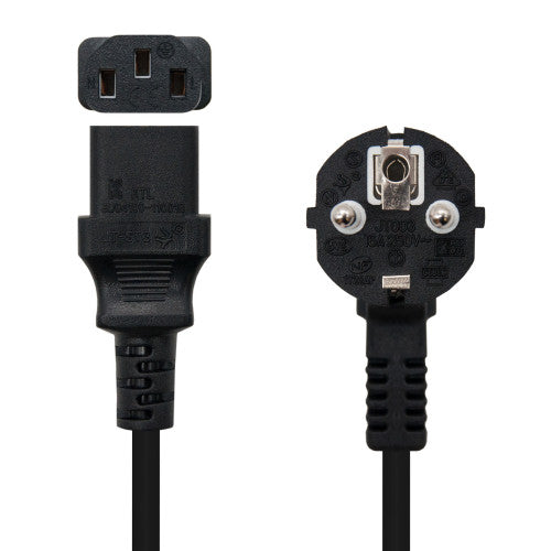 Nanocable 10.22.0105 cable de transmisión Negro 5 m C13 acoplador CEE7/7 - imagen 2