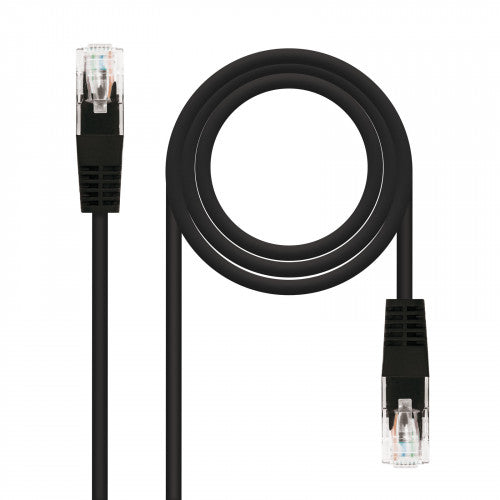 Nanocable 10.20.0101-BK cable de red Negro 1 m Cat5e U/UTP (UTP) - imagen 1