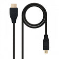 Nanocable HDMI, 0.8m cable HDMI 0,8 m HDMI tipo A (Estándar) HDMI tipo D (Micro) Negro - imagen 1