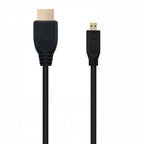 Nanocable HDMI, 0.8m cable HDMI 0,8 m HDMI tipo A (Estándar) HDMI tipo D (Micro) Negro - imagen 2