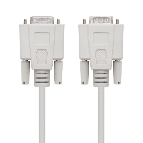 Nanocable 10.14.0203 cable de serie Beige 3 m DB9 - imagen 2