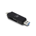 Ewent EW1075 lector de tarjeta USB 3.2 Gen 1 (3.1 Gen 1) Type-A/Type-C Negro - imagen 1