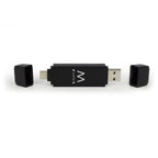 Ewent EW1075 lector de tarjeta USB 3.2 Gen 1 (3.1 Gen 1) Type-A/Type-C Negro - imagen 2